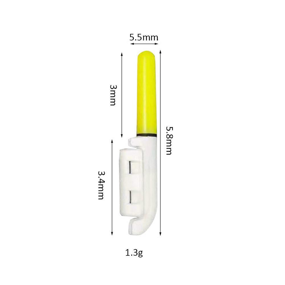 Fishing Electronic Sea Rod LED Luminous Stick Pole Float Light (Yellow)