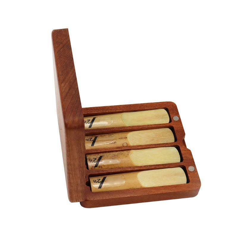 Travel Saxophone Reed Case,Laptop, Wood,Clarinet, Accessories, Storage Box