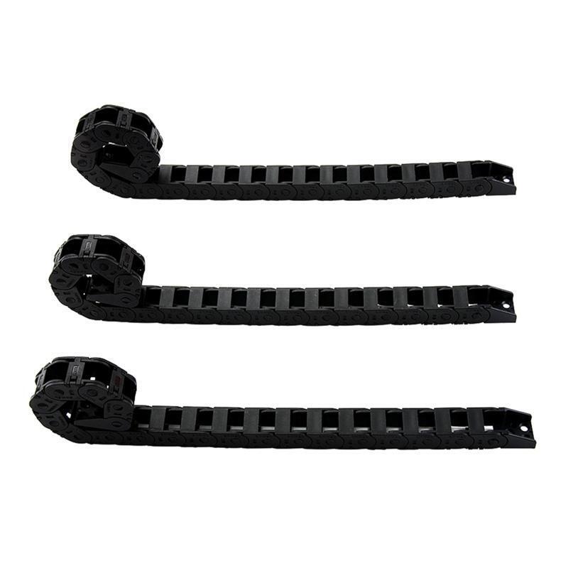2 x 365mm + 1 x 380m Voron Trident Cable Chain Flexible Drag Chain 250x250mm