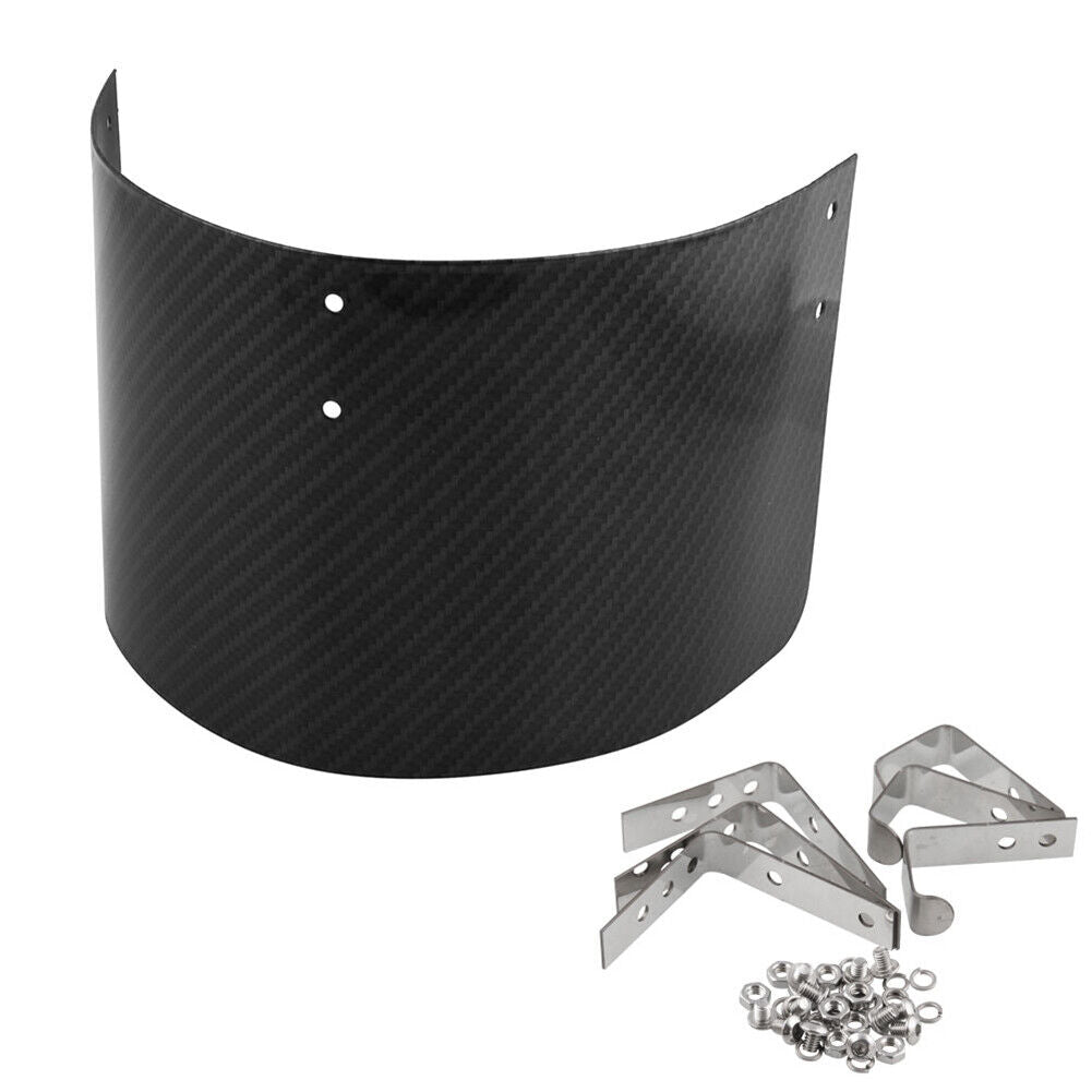 Cold Air Intake Cone Filter Cover Carbon Fiber Look for 2.5-5.5 inch Neck