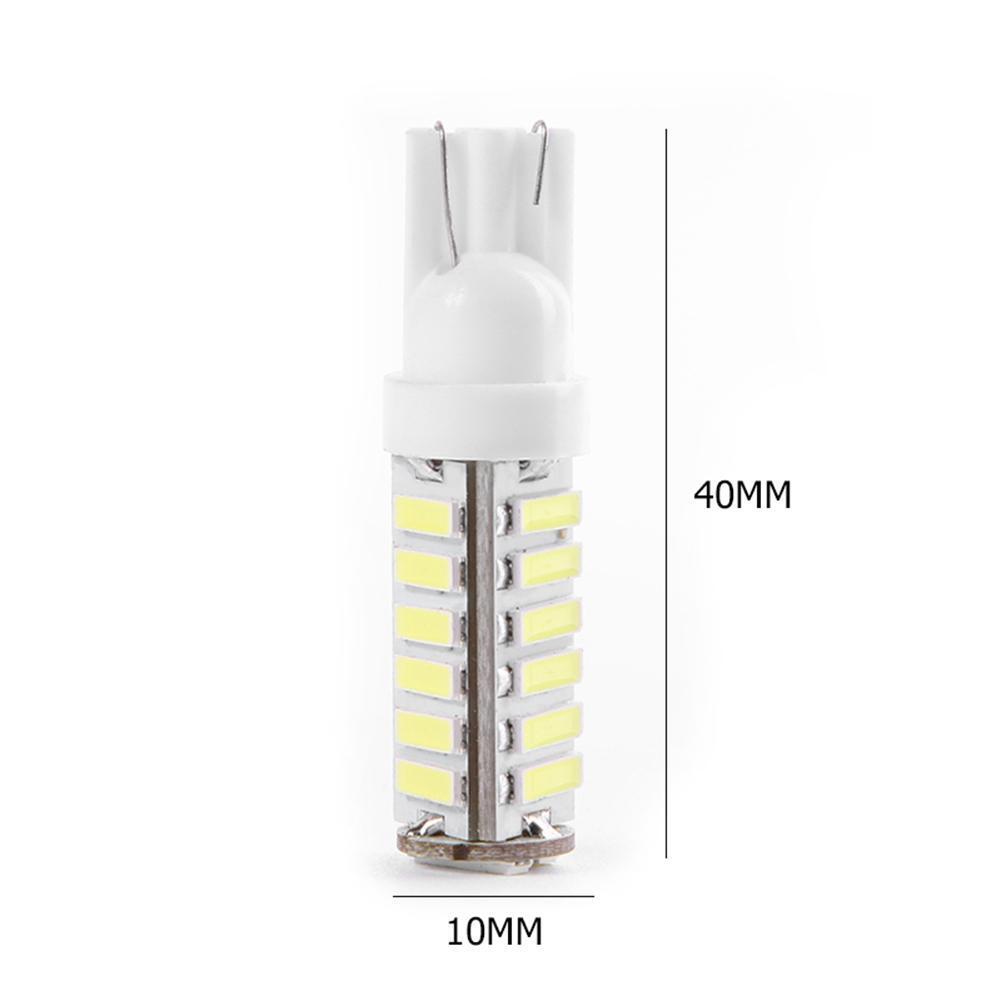 1Pair W5W 20 SMD7020 LED Bulbs T10 Car Wedge Clearance Lights License Lamps