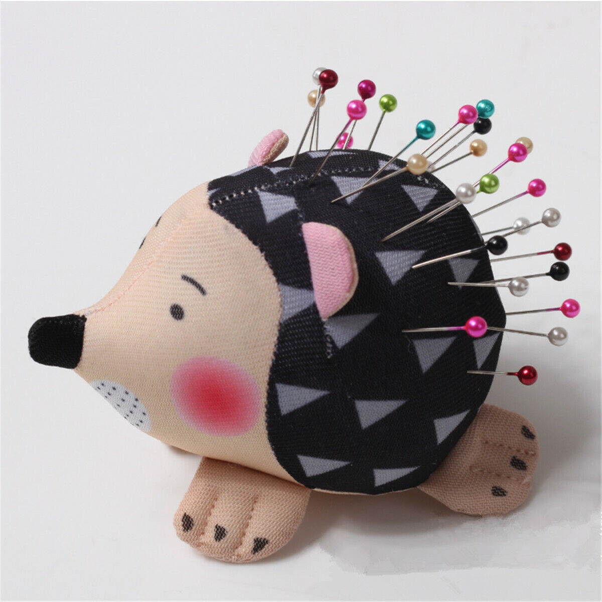 Hedgehog Shape Soft Fabric Pin Cushion Pin Quilting Holder DIY Sewing Craft Tool