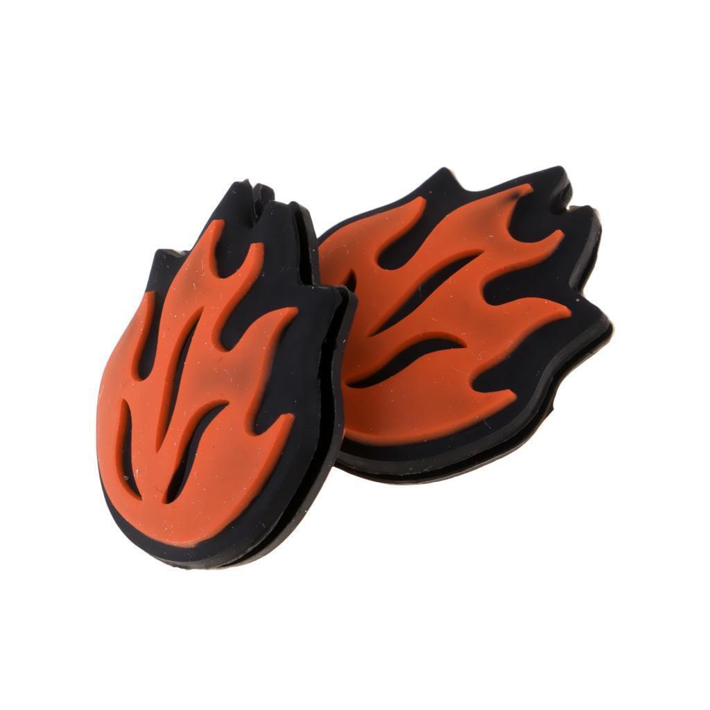 16x Durable Tennis Vibration Dampener Flame Fire Damper Shock Absorber