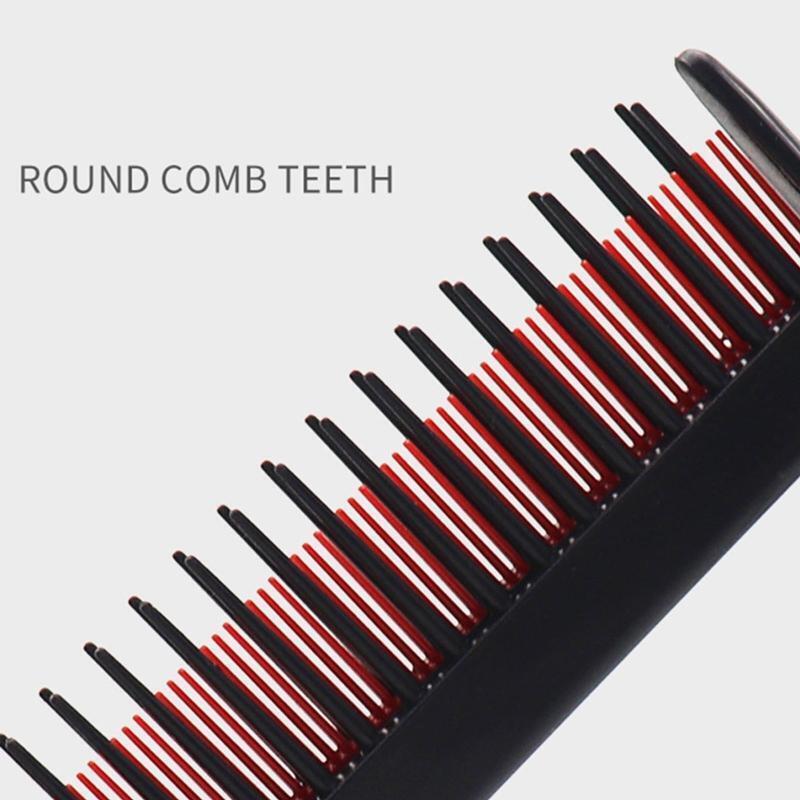 4pcs Rat Tail Comb Edge Brush Teasing Fluffy Hair Brush Styling for Women Kids