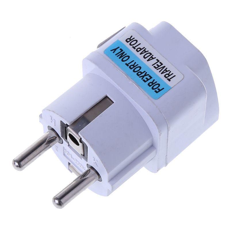 Universal US AU UK to EU Socket Plug AC Power Travel Charger Adapter Converter