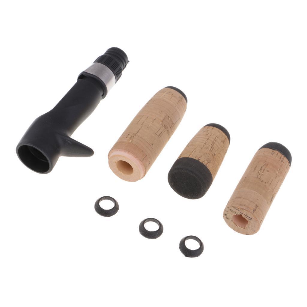 Fishing Rod Handle Universal Replacement Fishing Rod Cork Grip and Reel Seat