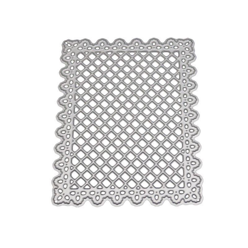 Lattice Metal Cutting Dies Stencil DIY Scrapbooking Album Stamp Paper Card Decor