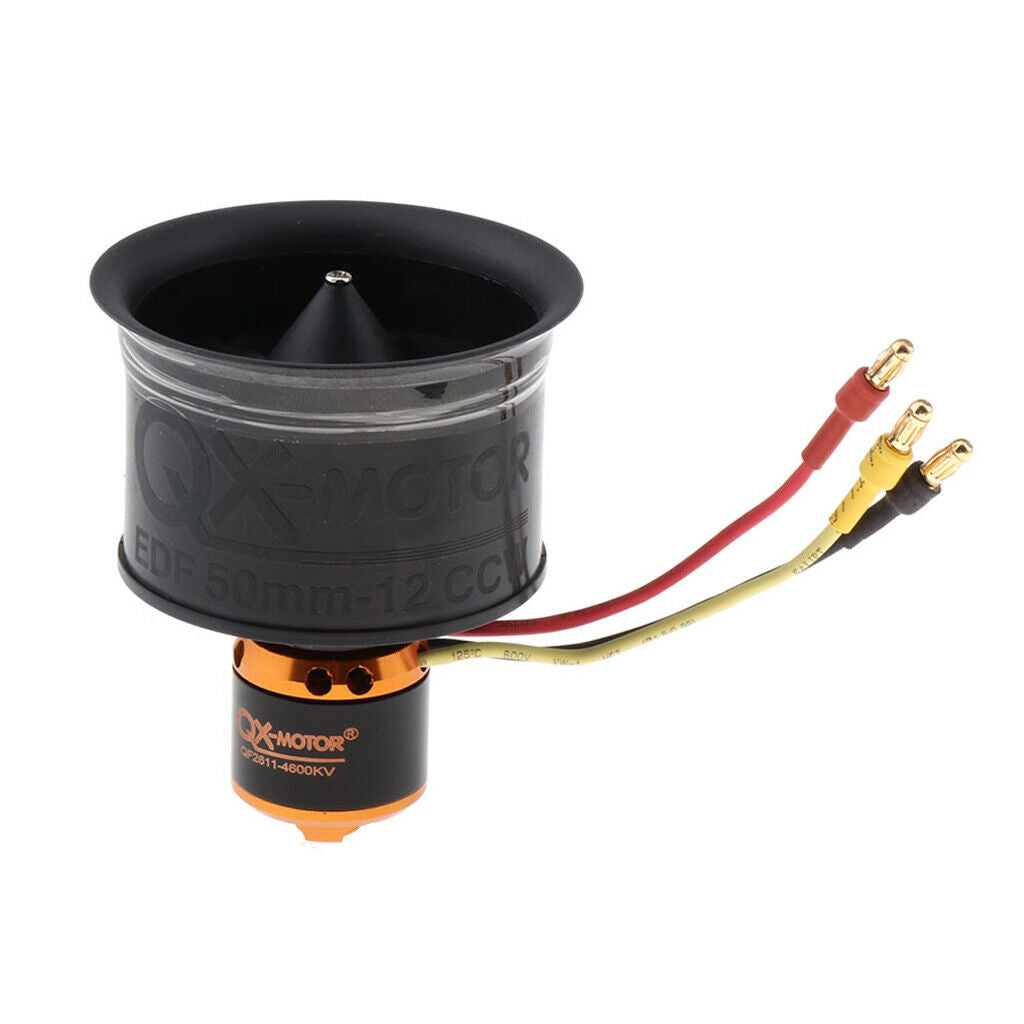 2Pcs 50mm Duct Fan QF2611 Powerful Brushless Motor 550W RC Accessories