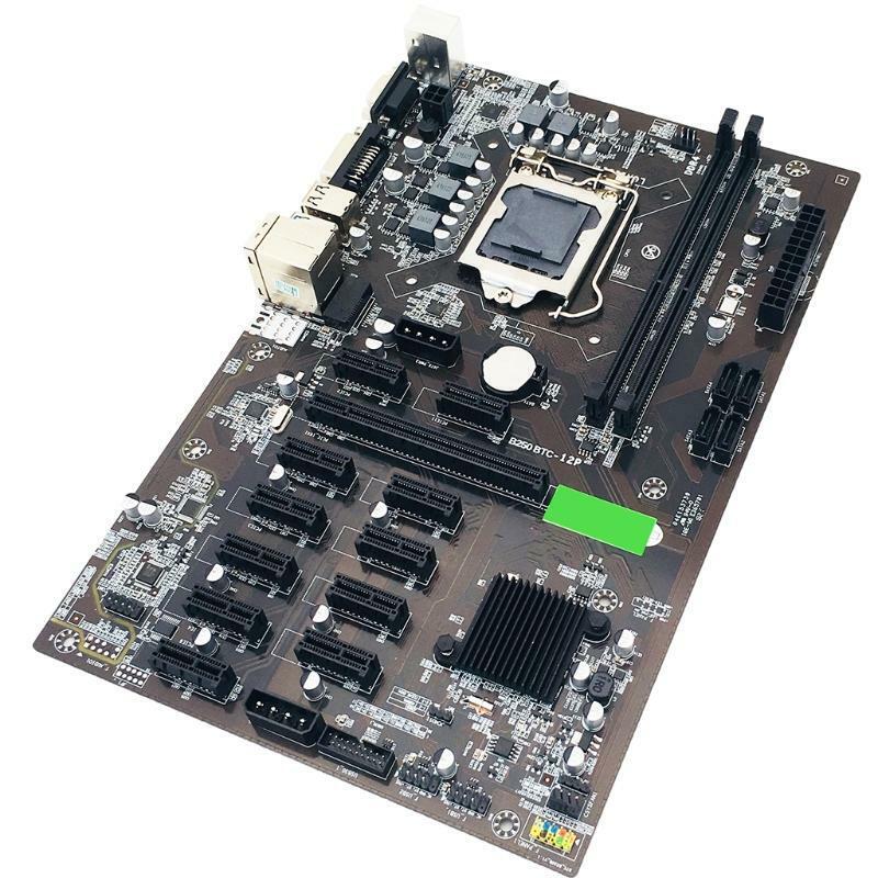 B250 BT Miner Motherboard DDR4 CPU LGA 1151 Supports12 PCI-E 16X Graphics Card