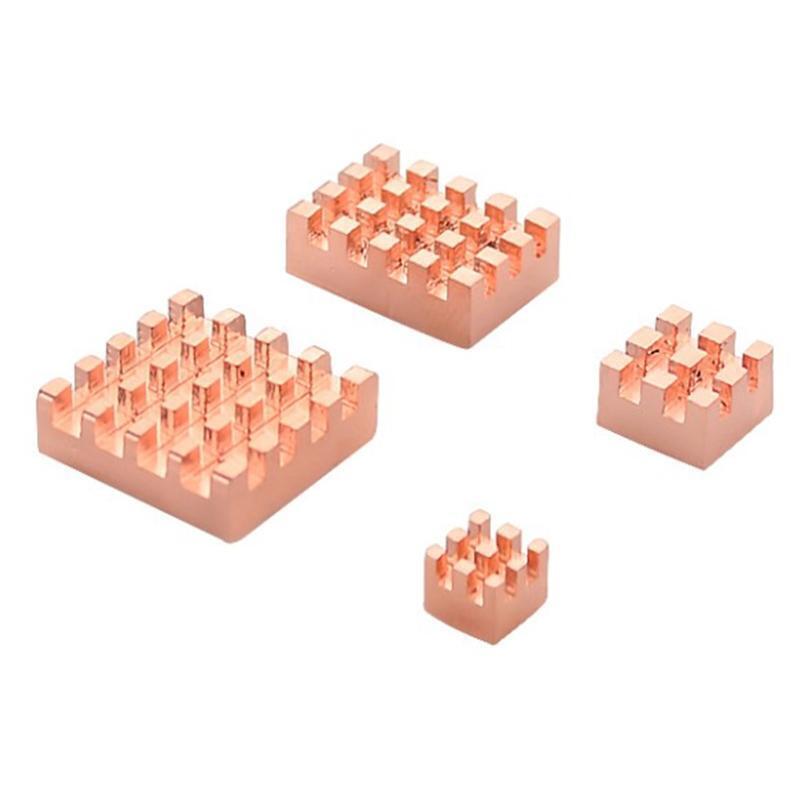 Heatsink Heat Dissipation Thermal Cooling Pad for Raspberry Pi 4B Radiator Set