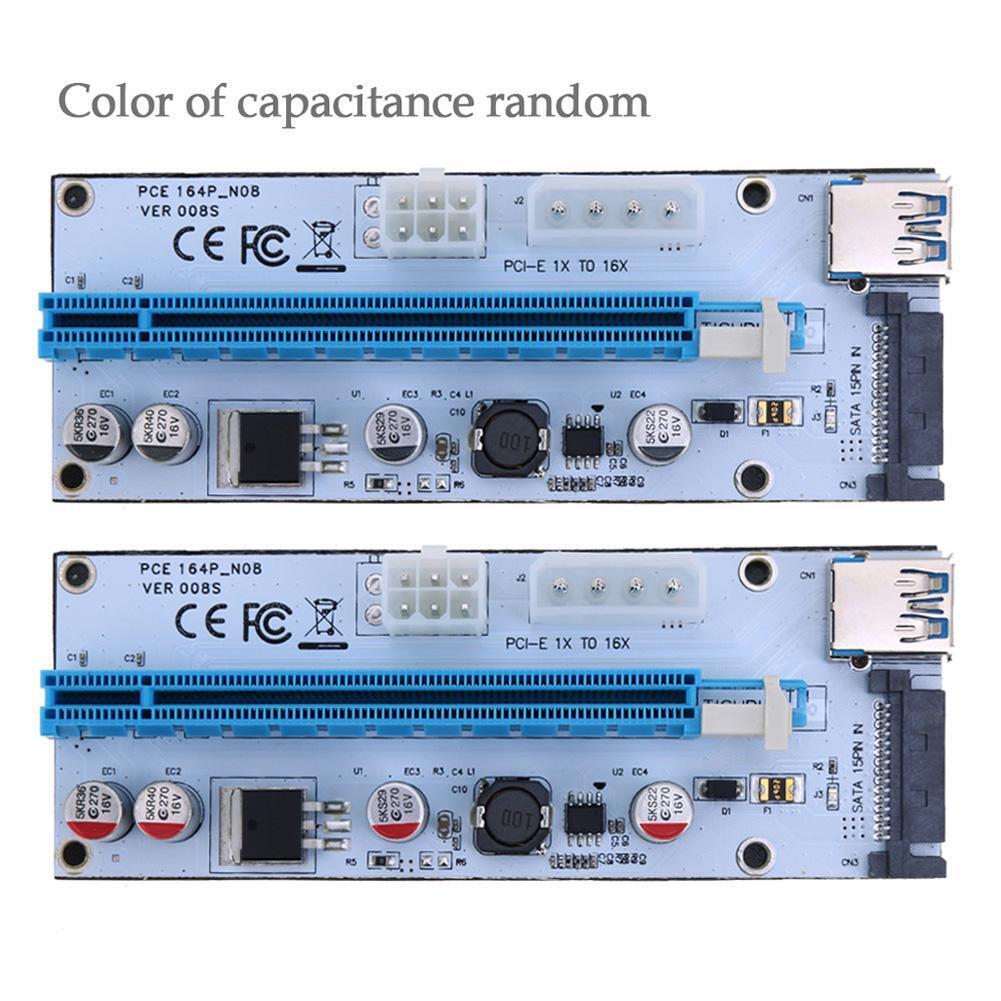 PCI-E Riser 1X to 16X Graphics Extension Cable PCI-E Extended Mining Line