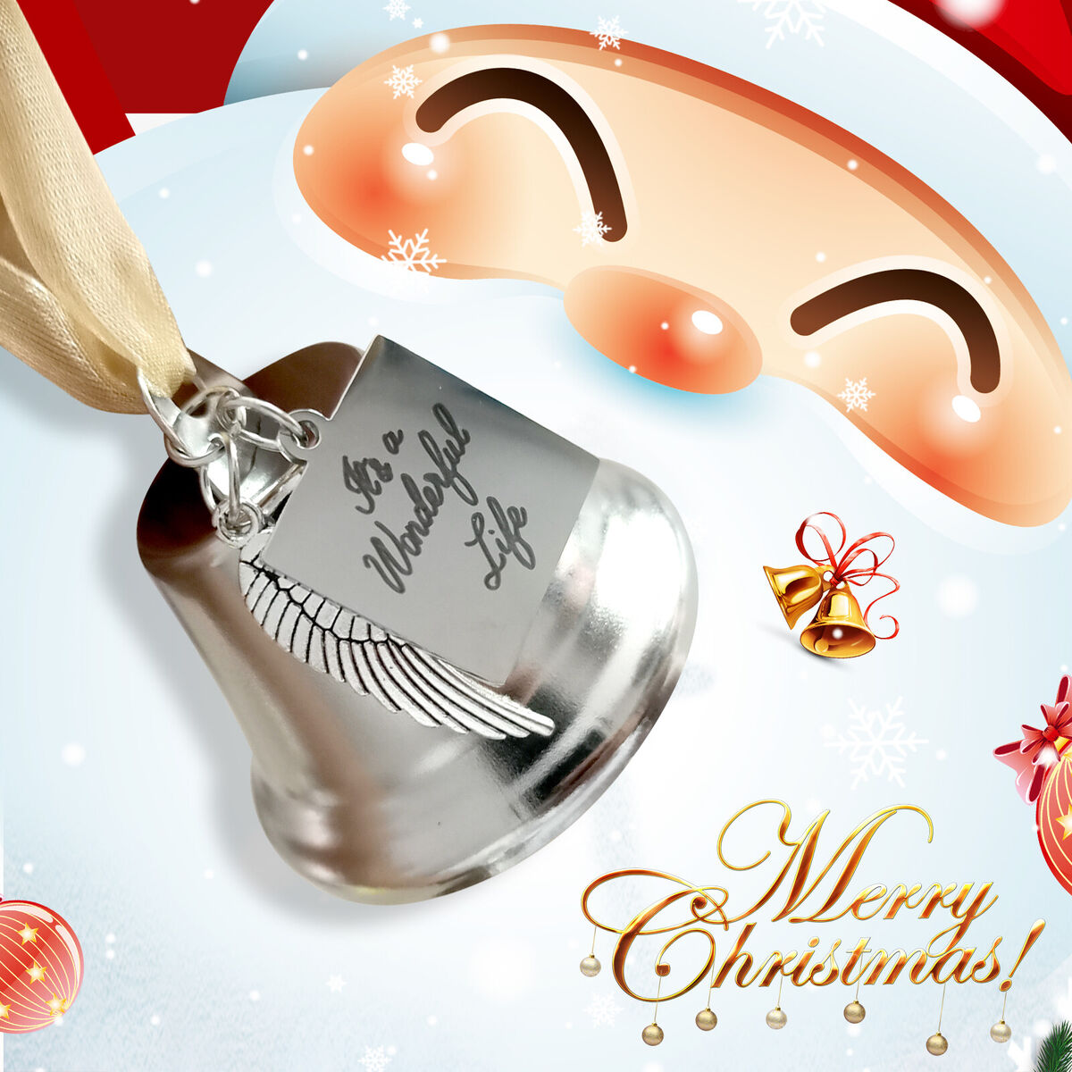 Christmas Bells Stainless Steel Christmas Jingle Bells Xmas Trees Decor
