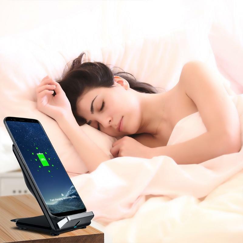 Portable Wireless Charger Stand Fast Charging Bracket for Most Mobile Phones