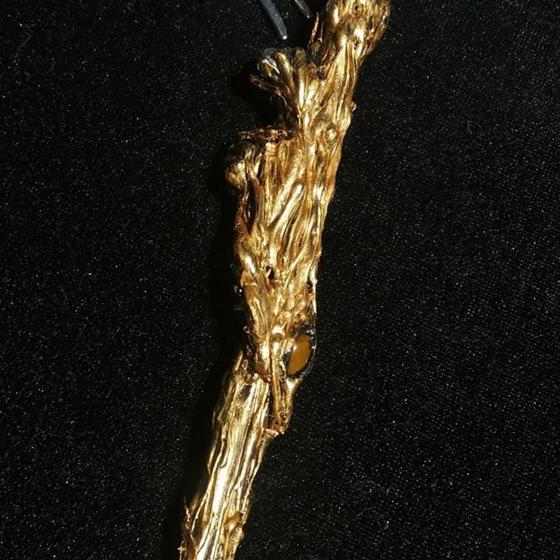 Metal Magic Crystal Wand  Amethyst Fantasy Costume Prop Role Play Accessory