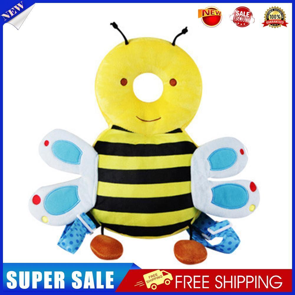 Safety Baby Head Protection Pillow Headrest Pad Neck Protector (Bees)