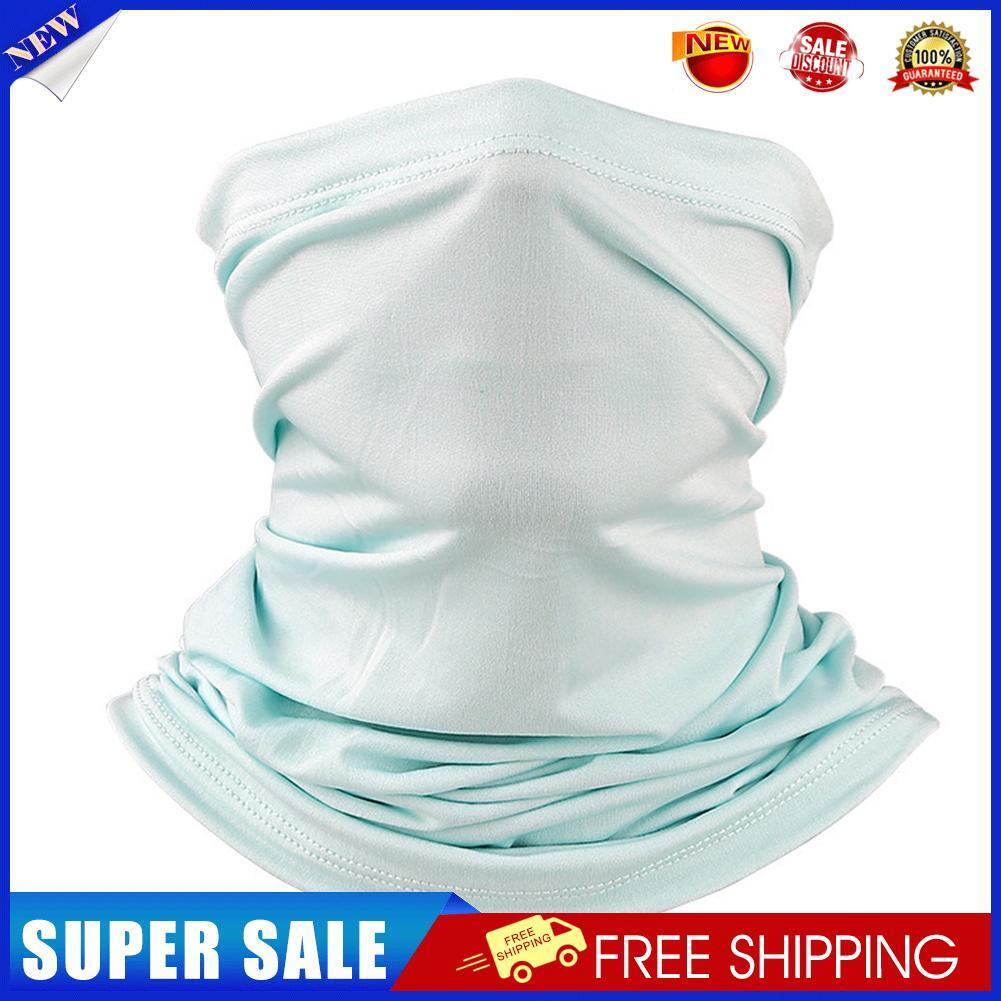 Outdoor Cycling Scarf Windproof Sports Neck Gaiters Bandanas (Light Blue)