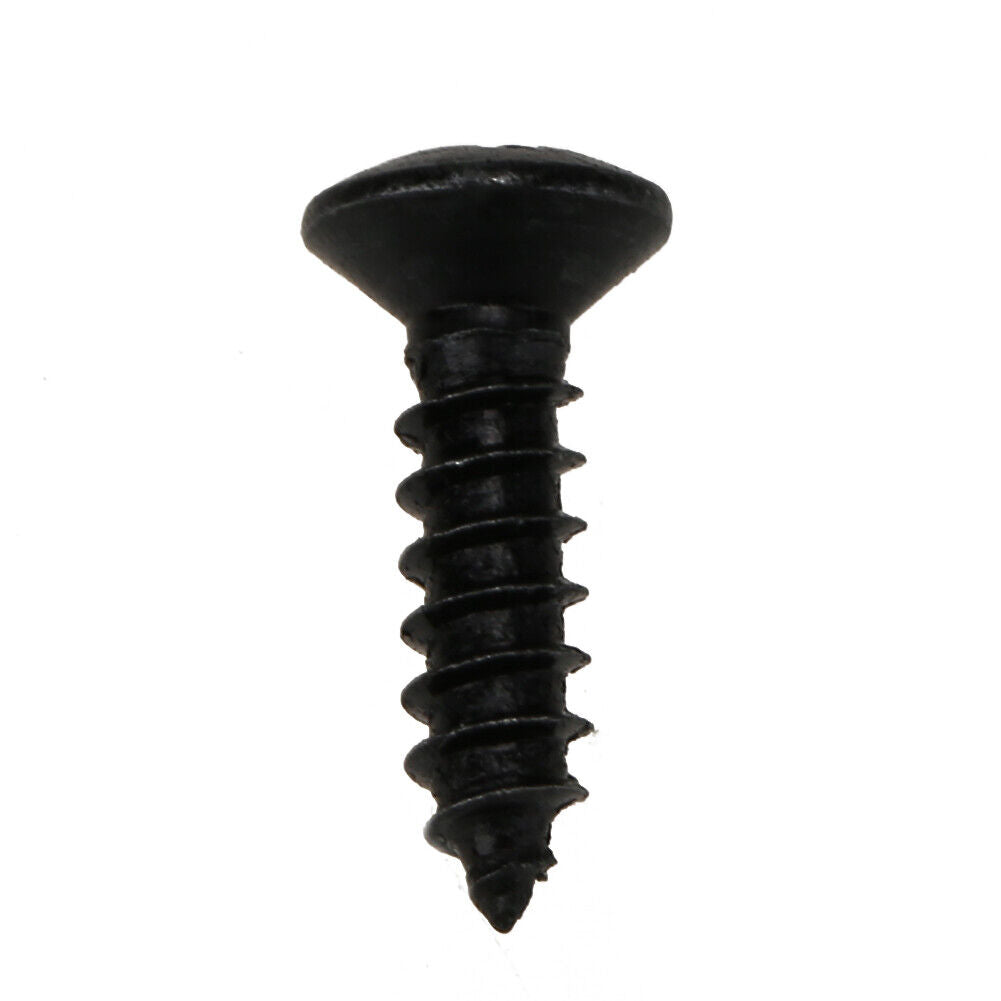 50pcs Acoustic Guitar Electric Guitar Electric Bass Panel Screw (Black)