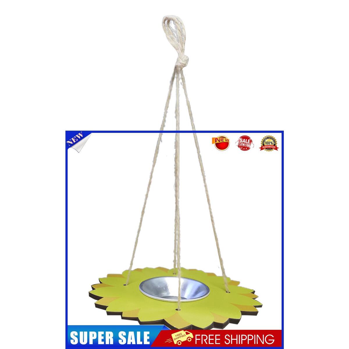 Bird Feeders for Outside - Hanging Platform Bird Feeder Seed Tray Plate