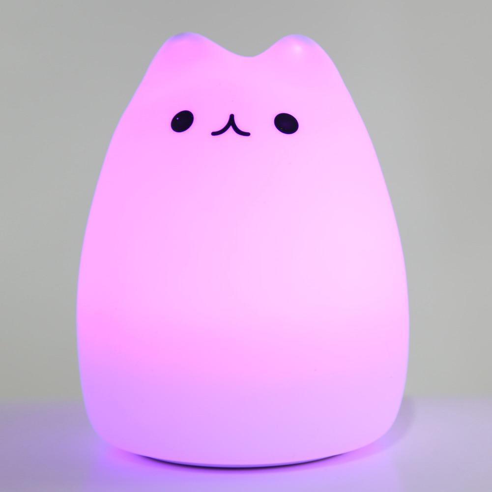 Colorful Animal Silicone Meng Pet Cute And Colorful Light Lamp Night Light
