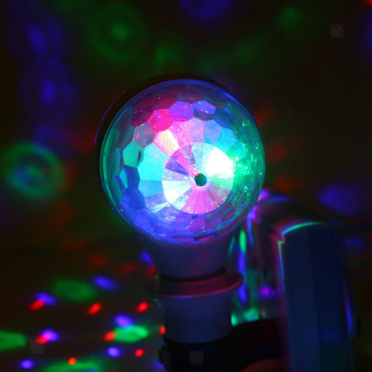Ball Light Strobe Lights for Parties-6W E27 RGB Multicolor Led Party