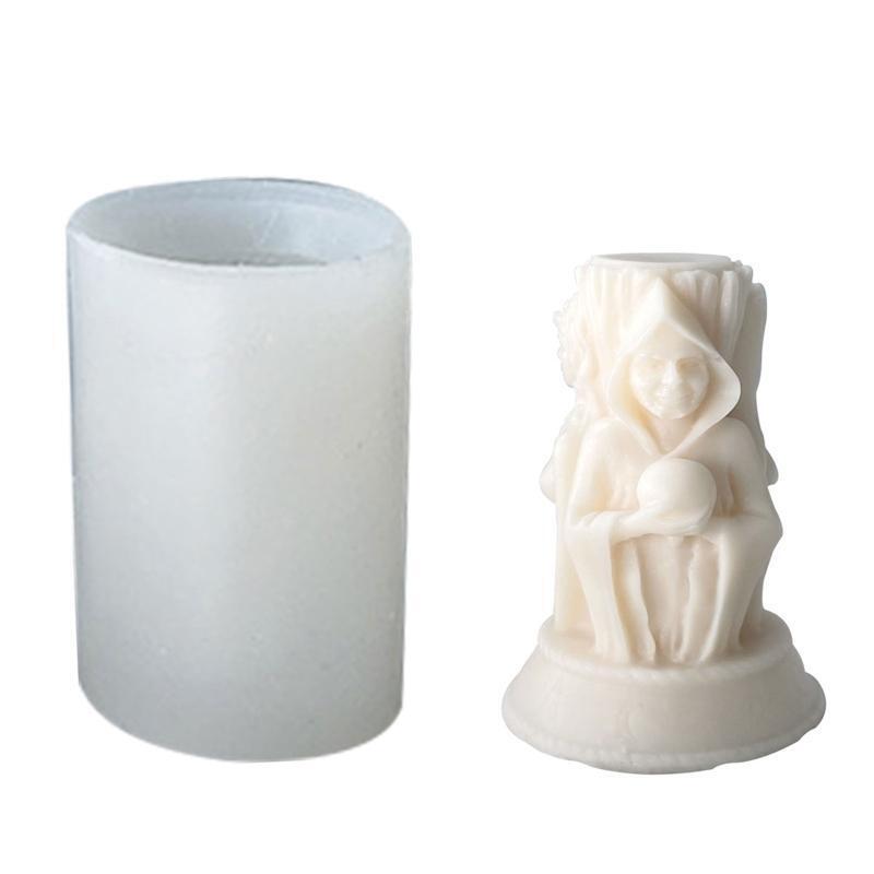 European Style Women Shaped Candle Silicone Mold Handmade DIY Baking Molds