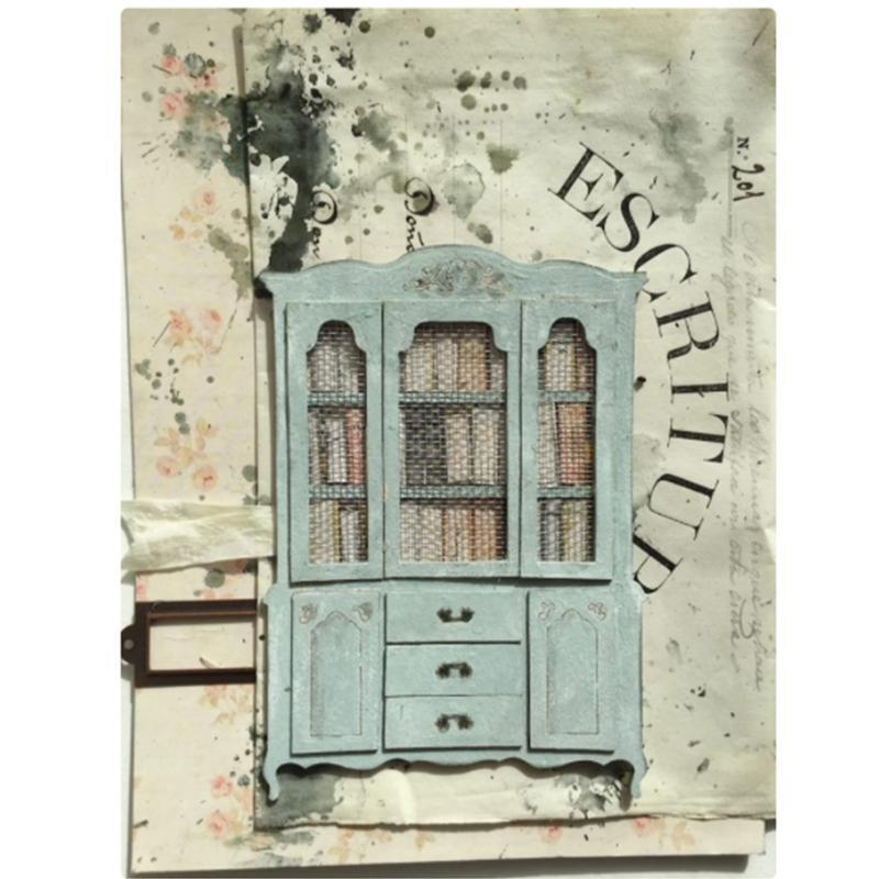 Cabinet Metal Cutting Dies Stencil DIY Scrapbooking Album Paper Card Template