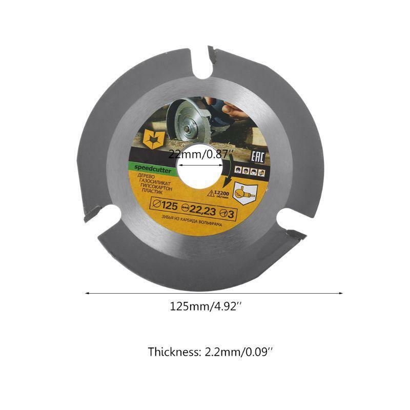 125mm 3T Circular Saw Blade Multitool Wood Carving Cutting Disc Grinder Carbide