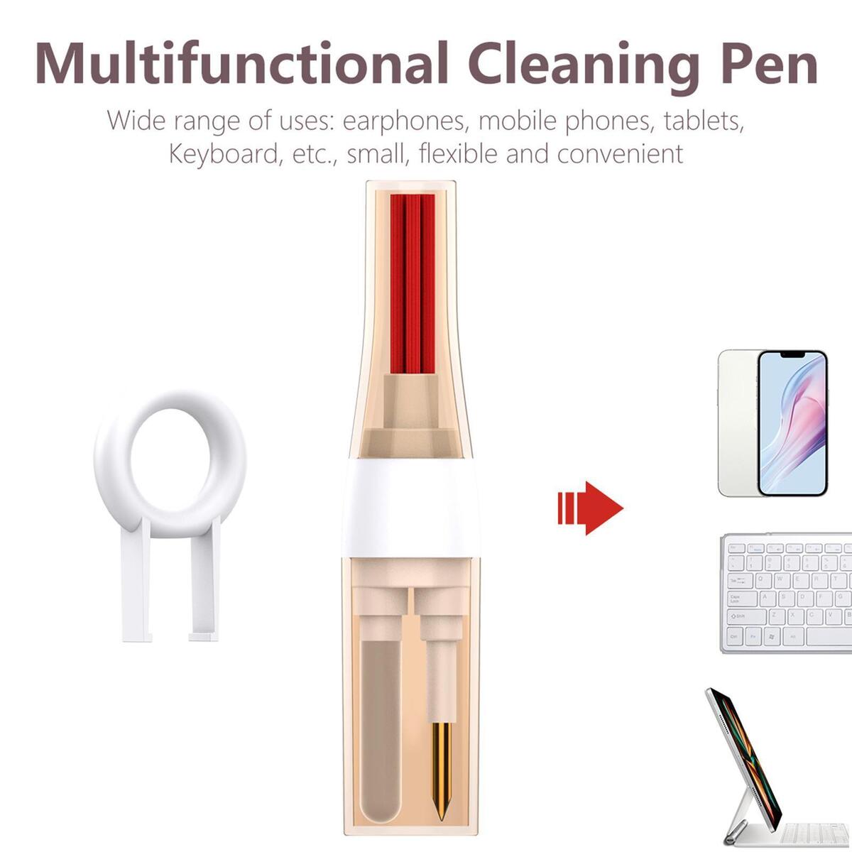 4 in 1 Earbud Cleaning Pen Computer Charging Case Portable Dust Removal