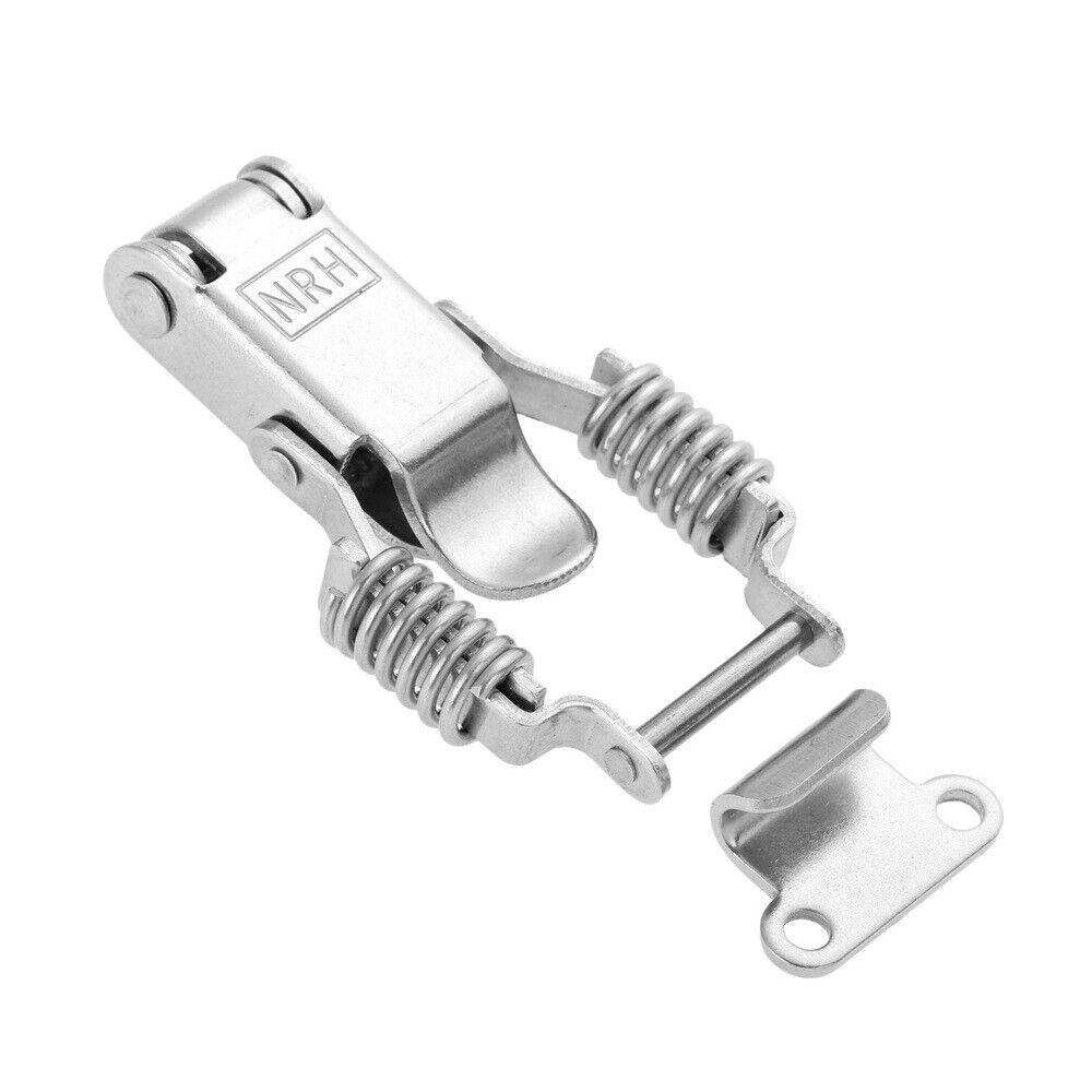 Spring Hasp Latch Trunk Wood Chest Catch Toggle Lockable Lock Jewellery Box Tool