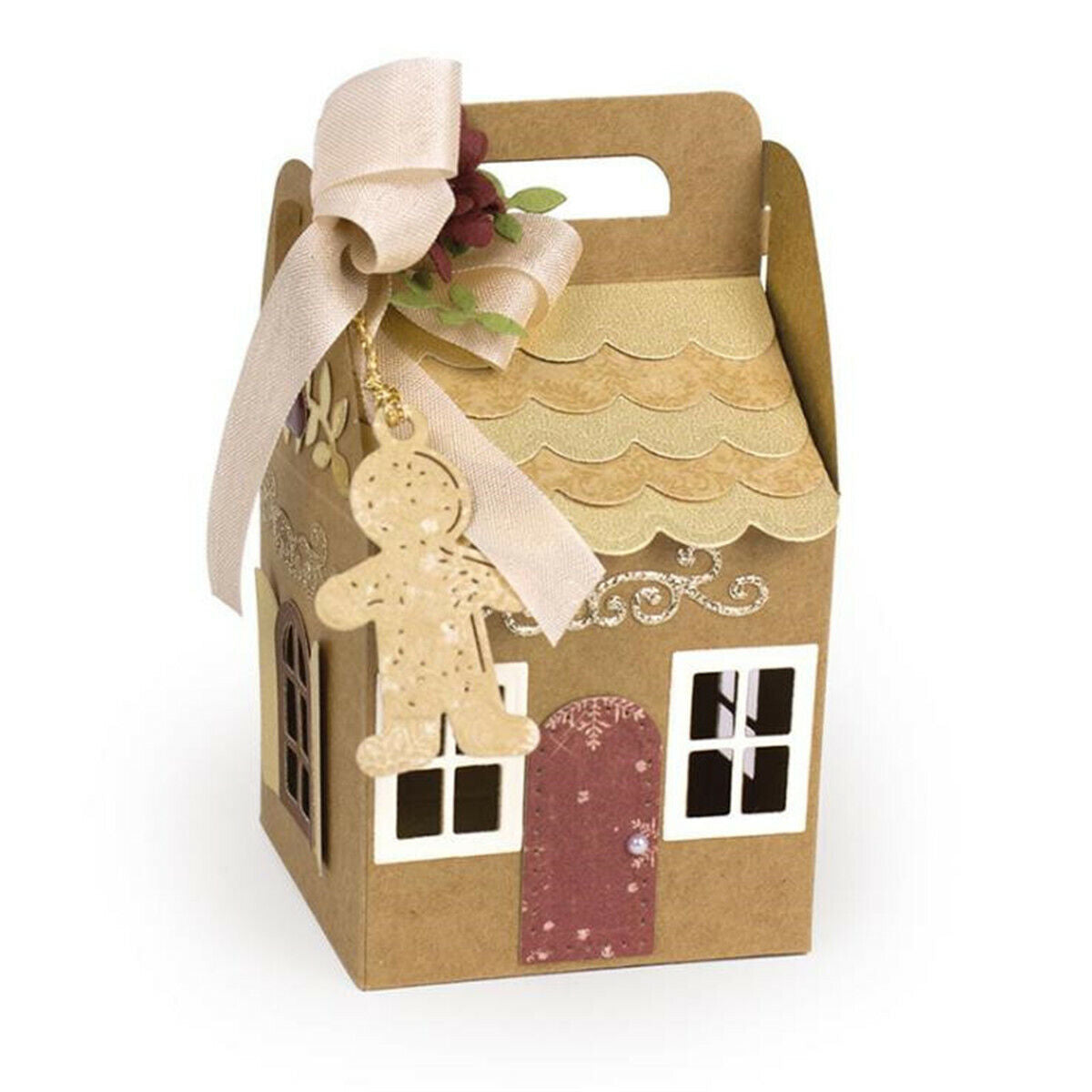 House Box Metal Cutting Dies Embossing Stencil DIY Scrapbooking Album Card Mold