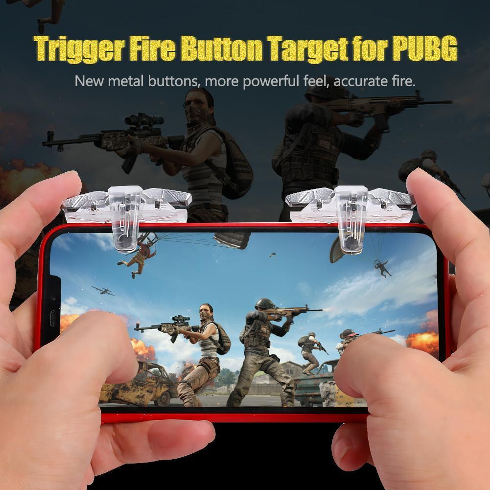 2Pcs X7 Mouse Feel Game Controller Joystick Trigger Gamepad Handle for PUBG