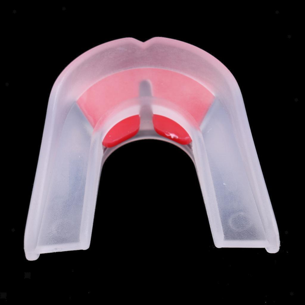 Alignment Mouth Guards Boxing MMA Teeth Protector Gum Shield with Case Red