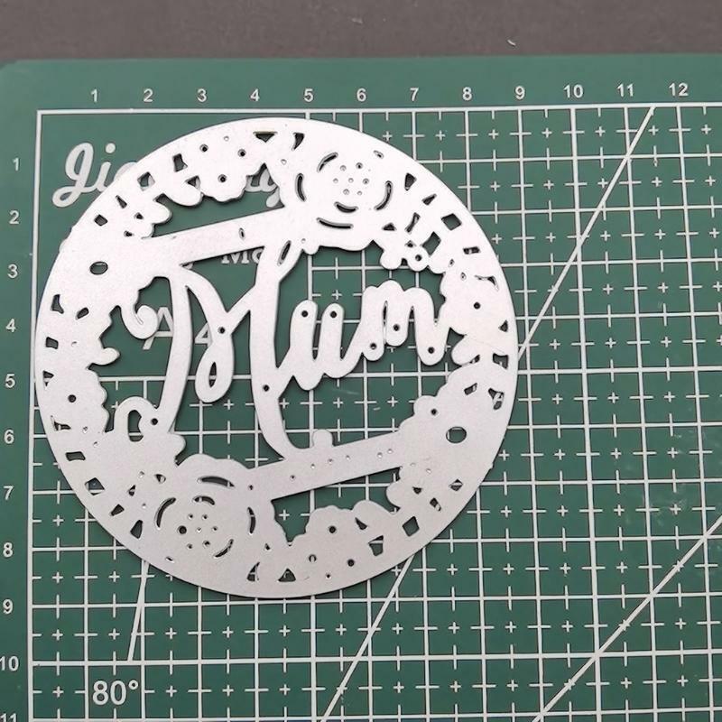 Love Mom Metal Cutting Dies Stencil Scrapbooking DIY Album Stamp Paper Embossing