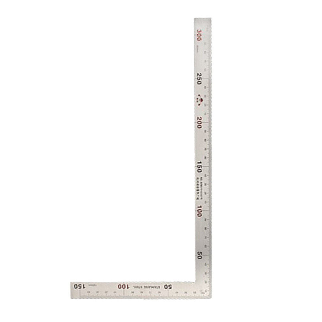 Stainless Steel Ruler for Engineer Carpenter Measure Tools 300mm