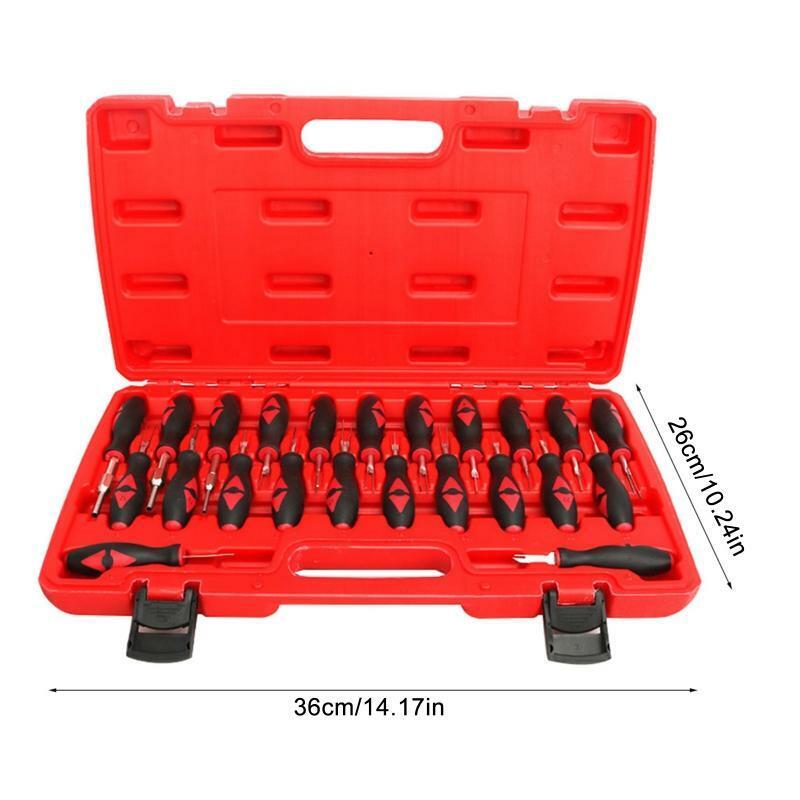 23Pc Universal Terminal Tool Kit for Auto Mechanic, Variety of Blade Head Types