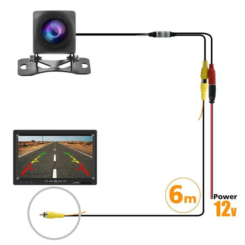 170 Degree Wide View Angle Rear View Camera for Trucks Engineering Vehicles