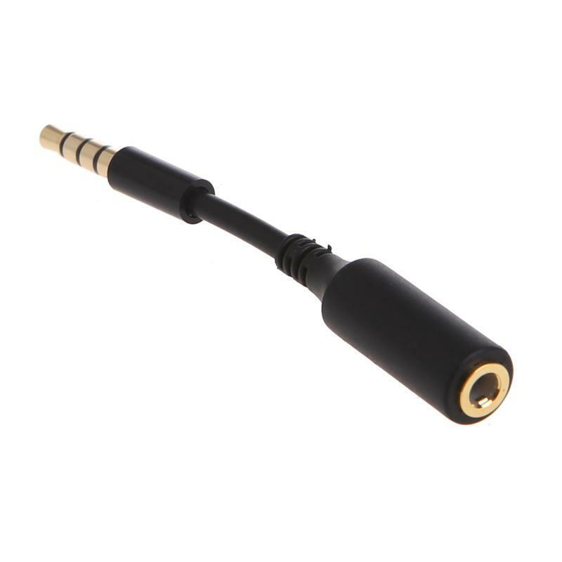3.5mm 4 Pole Male to Female Audio Extender Earphone Headphone Adapter Extension