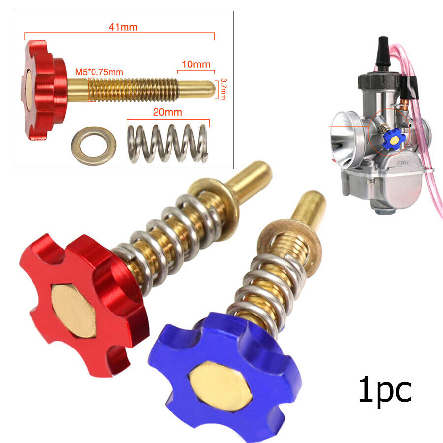 1x Motorcycle Air Fuel Mixture Idle Speed Adjuster Screw For Keihin PWK 21-34mm