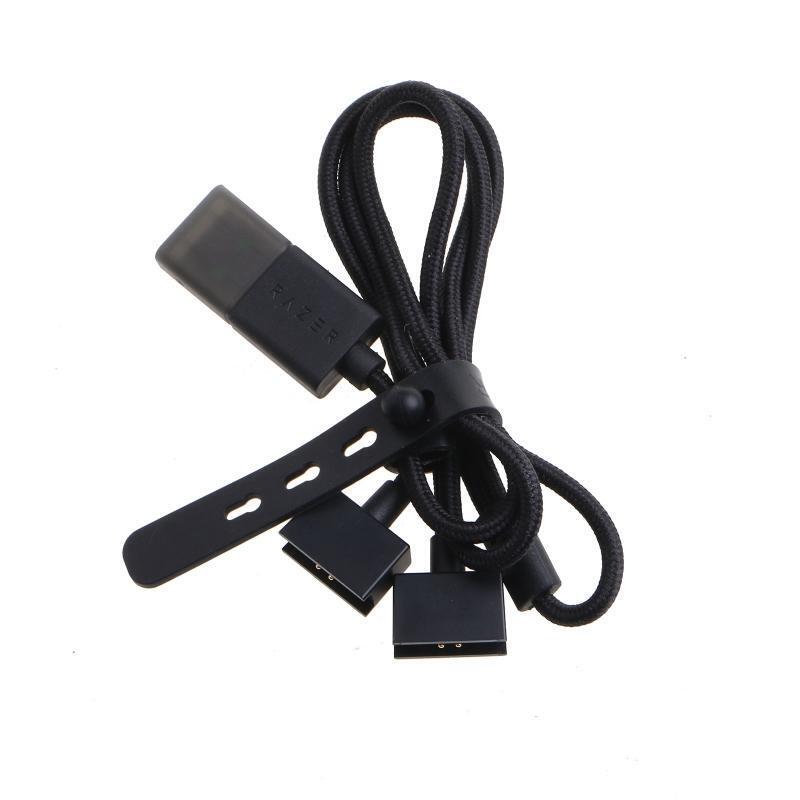 Nylon Braid Charging Cable for Razer Anzu Smart Glasses 60cm Replacement  Wire