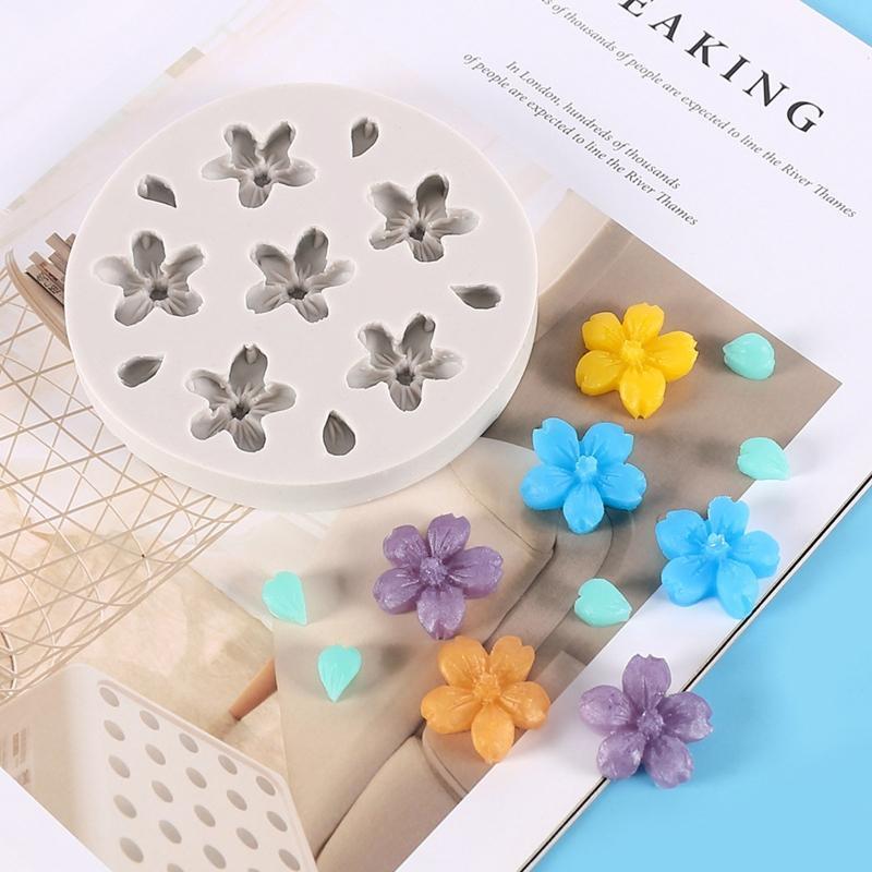 Cake Moulds Cake Decoration Tools Silicone Material for Chocolate Flower Inserts
