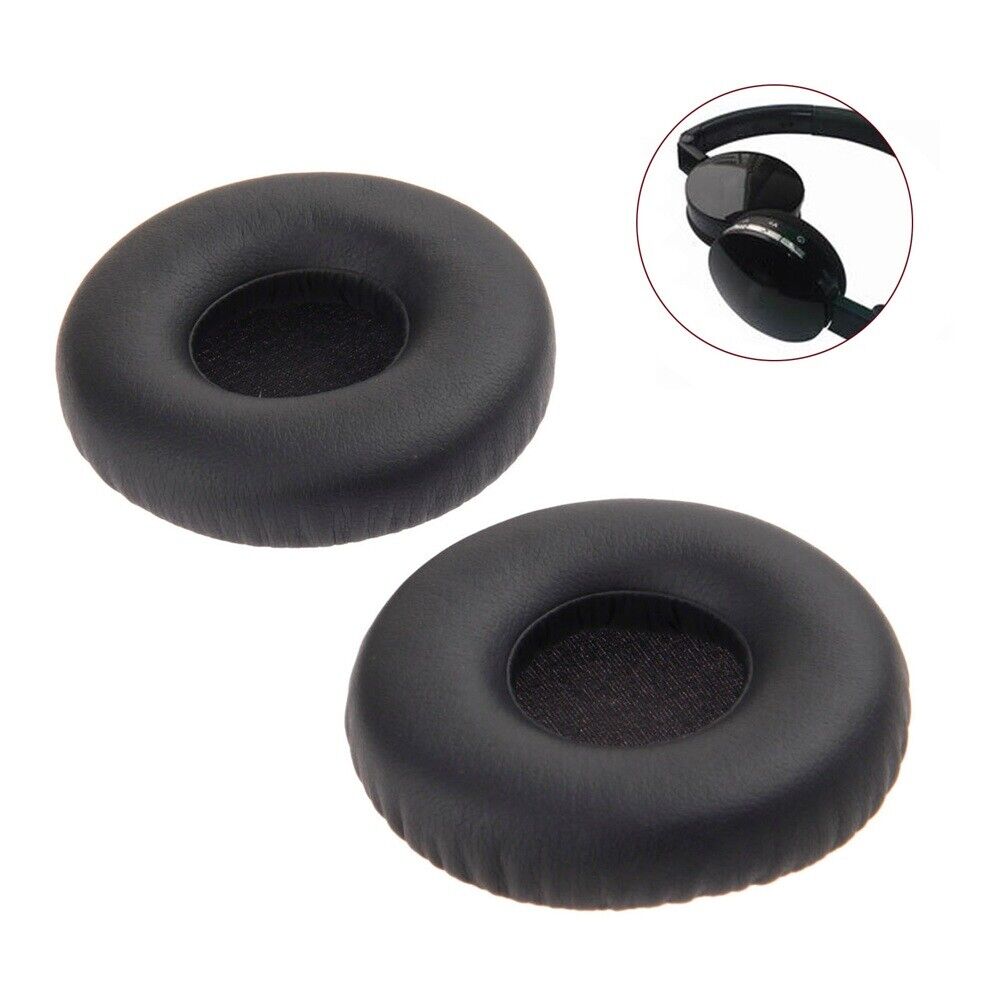 2Pc Replace Set Earpads For AKG Y55 Y50 Wireless Y50BT Headphones Ear Pads Black