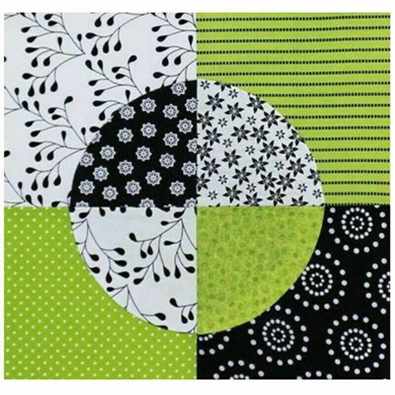 Acrylic Quilting Ruler 8x8 Inches DIY Arcs & Fan Quilt Circle Cutter Ruler