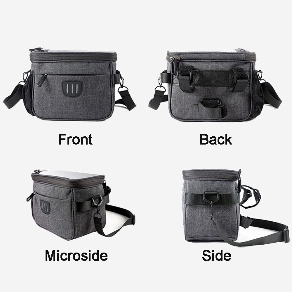 Accessories Basket Panniers Front Bag Handlebar Bicycle Bike Insulated Bag