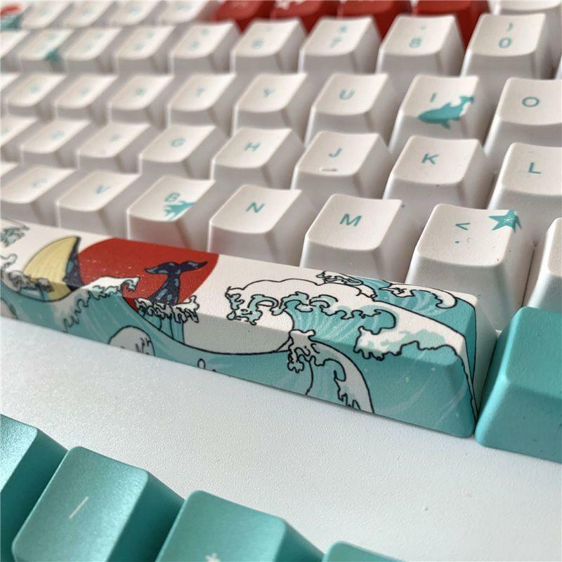 SpaceBar Keycap PBT Five Sides Dye-Subbed Spacebar Replacement Part for Keyboard