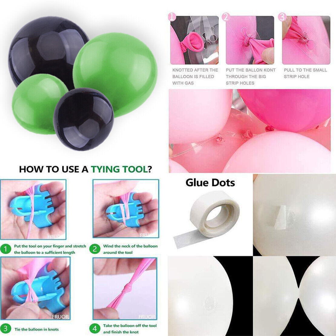 Balloon Arch Kit +Balloons Garland Birthday Wedding Party Baby Shower Decor