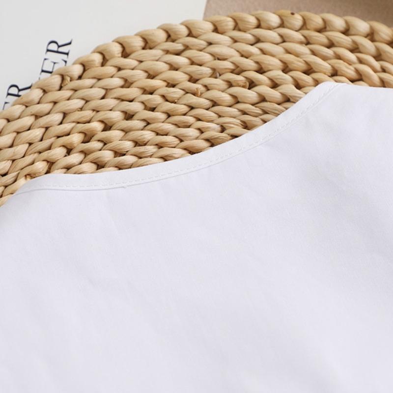 Pleated Lace False Shirt Collar Women Fashionable Decorative Faux Collar