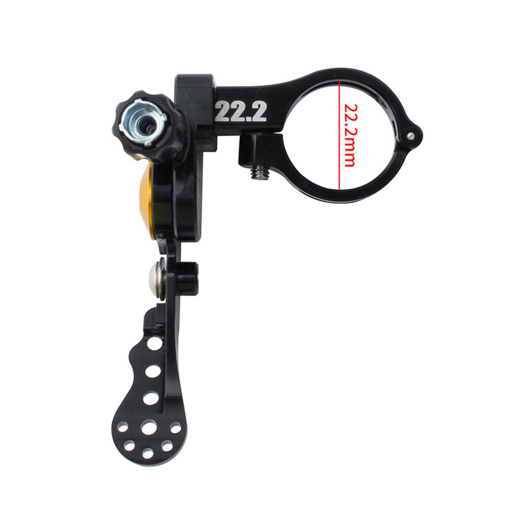 MUQZI MTB Road Bicycle Seatpost Lever Seat Tube Wire Shifter (Black 22.2mm)