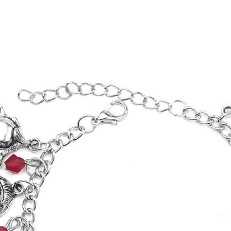 Horror Movie Charm Bracelet Ghost Chain Men Women Halloween Costume Jewelry Gift