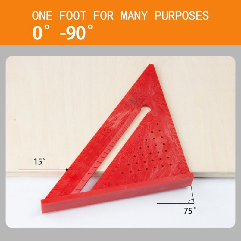 Woodworking Triangle Square Ruler Extendable Measuring Tool Carpenter Square