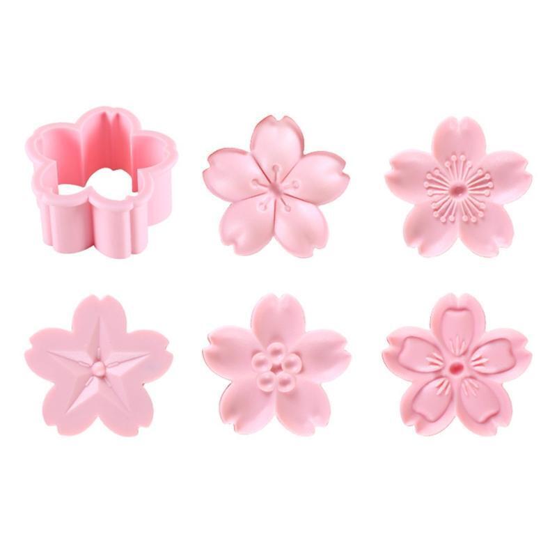 Cherry Blossom Shaped Cookie Mould Baking Gadgets Plastic Cake Decorating Tools